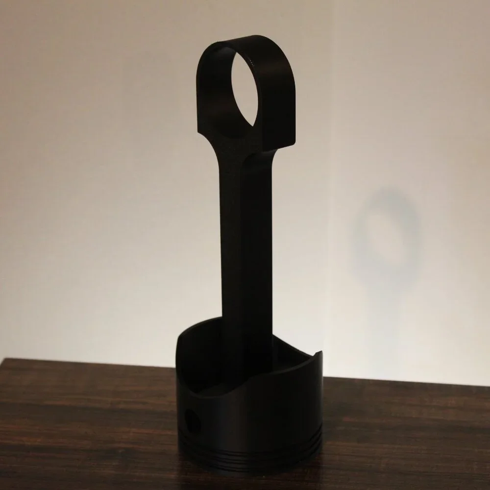 Piston-Inspired 3D-Printed Headset Stand – Unique Gaming & Desk Accessory